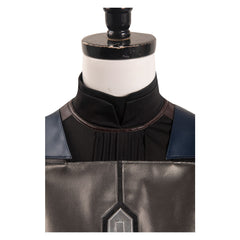 TV Enfant Star Wars Bo-Katan Kryze Noir Tenue Cosplay Costume