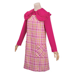 Kids Children Wednesday Addams Enid Cosplay Costume Outfits Halloween Carnival Party Suit