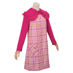 Kids Children Wednesday Addams Enid Cosplay Costume Outfits Halloween Carnival Party Suit