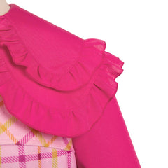 Kids Children Wednesday Addams Enid Cosplay Costume Outfits Halloween Carnival Party Suit