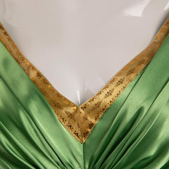 Star Wars Leia Robe Vert Mariée Cosplay Costume Carnaval