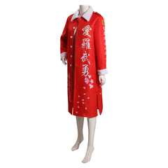 Adulte Japanais Bosozoku Kimono Rouge Noël Manteau Design Original Cosplay Costume