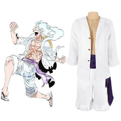 One Piece Nika Luffy Cosplay Costume