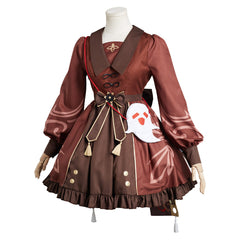 Genshin Impact Hutao Lolita Robe Design Original Cosplay Costume-Cossky