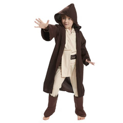 Enfant Obi Wan Kenobi Jedi Halloween Cosplay Costume