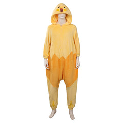 Gudetama Adventure Chicken Move Pajama Combinasion Cosplay Costume Carnaval
