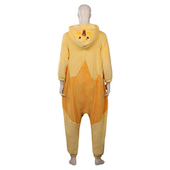 Gudetama Adventure Chicken Move Pajama Combinasion Cosplay Costume Carnaval