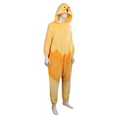 Gudetama Adventure Chicken Move Pajama Combinasion Cosplay Costume Carnaval