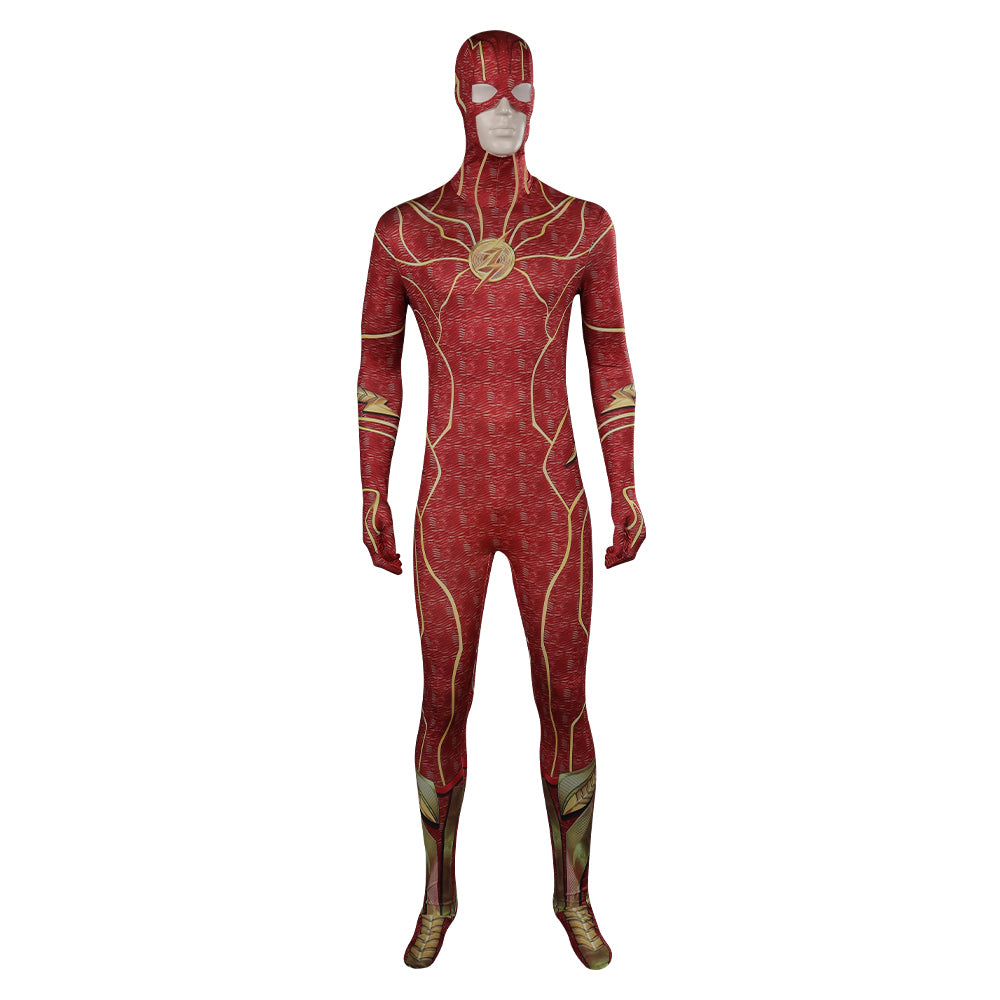 Adulte The Flash Barry Allen Combinaison Cosplay Costume Carnaval