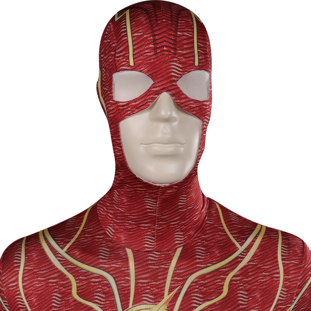 Adulte The Flash Barry Allen Combinaison Cosplay Costume Carnaval