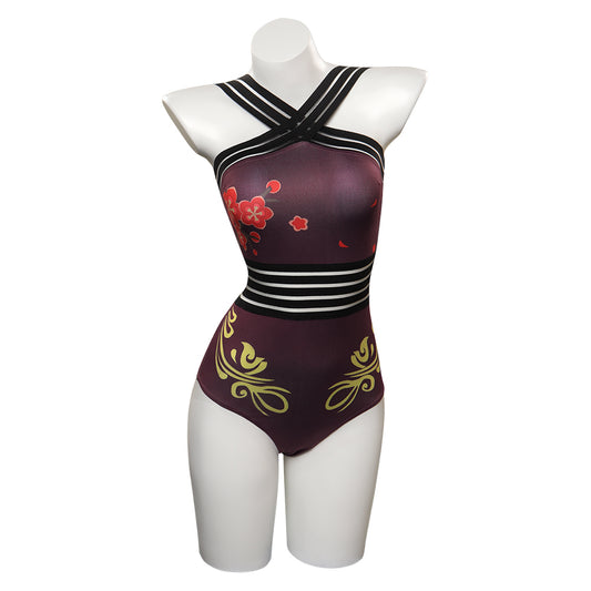 Genshin Impact Hutao Maillot De Bain Cosplay Costume Carnaval