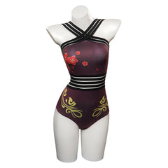 Genshin Impact Hutao Maillot De Bain Cosplay Costume Carnaval
