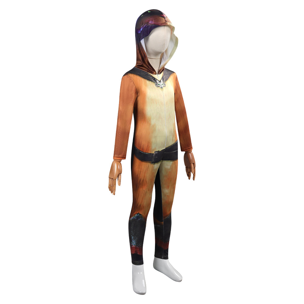 Enfant Le Chat potté 2 : La Dernière Quête Puss in Boots Combinaison Cosplay Costume
