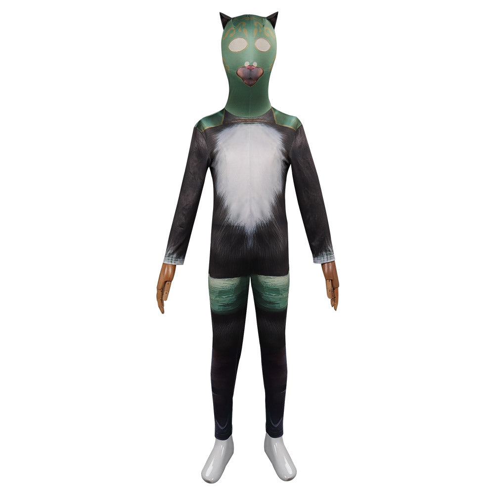 Enfant Le Chat potté 2 : La Dernière Quête Wish Kitty Combinaison Cosplay Costume