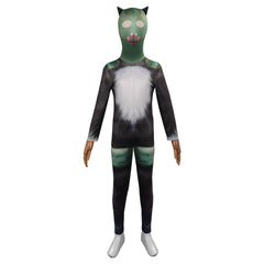 Enfant Le Chat potté 2 : La Dernière Quête Wish Kitty Combinaison Cosplay Costume