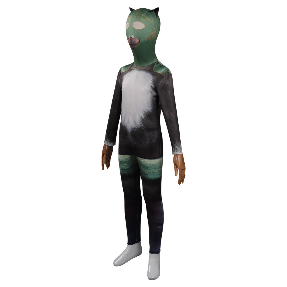 Enfant Le Chat potté 2 : La Dernière Quête Wish Kitty Combinaison Cosplay Costume