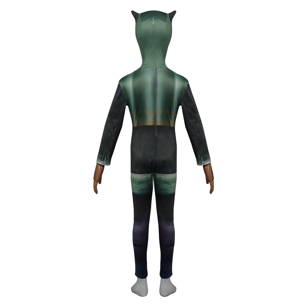 Enfant Le Chat potté 2 : La Dernière Quête Wish Kitty Combinaison Cosplay Costume