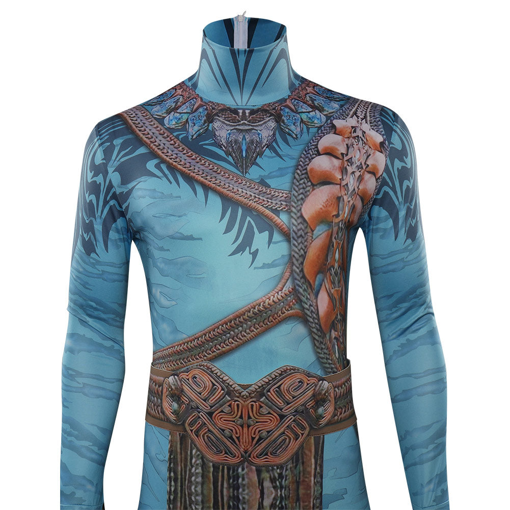 Kids Children Avatar: The Way of Water Jake Sully Cosplay Costume Outfits Halloween Carnival Party Suit