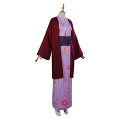 Demon Slayer Kanroji Mitsuri Cosplay Costume Kimono Outfits Halloween Carnival Party Disguise Suit