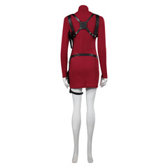 Resident Evil 4 Ada Wong Jeu Uniform Rouge Cosplay Costume