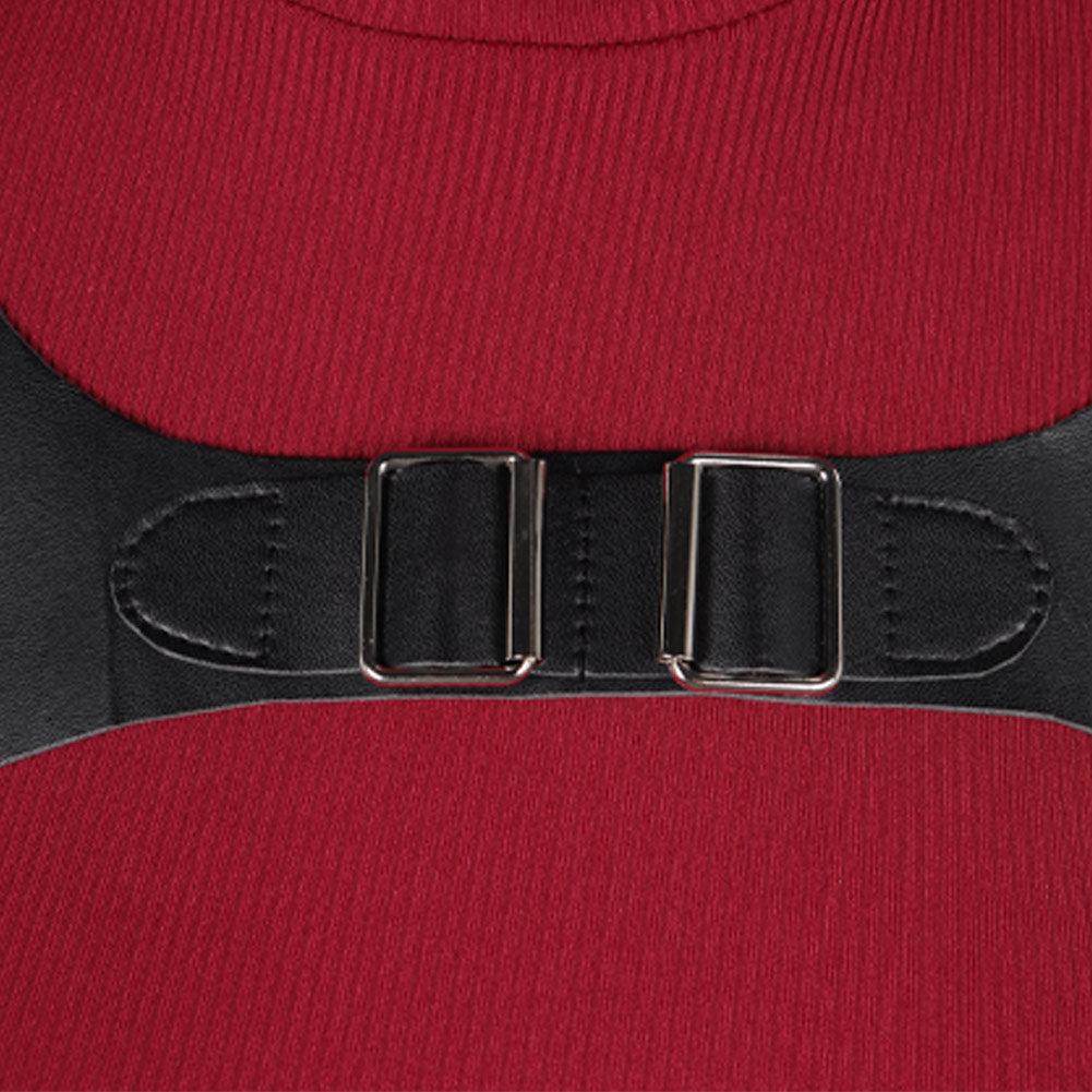 Resident Evil 4 Ada Wong Jeu Uniform Rouge Cosplay Costume