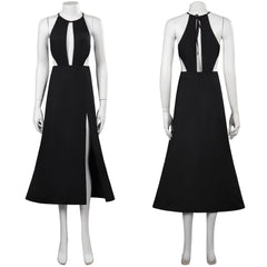 Adulte FIlm Ghosted Sadie Robe Noir Cosplay Costume Carnaval
