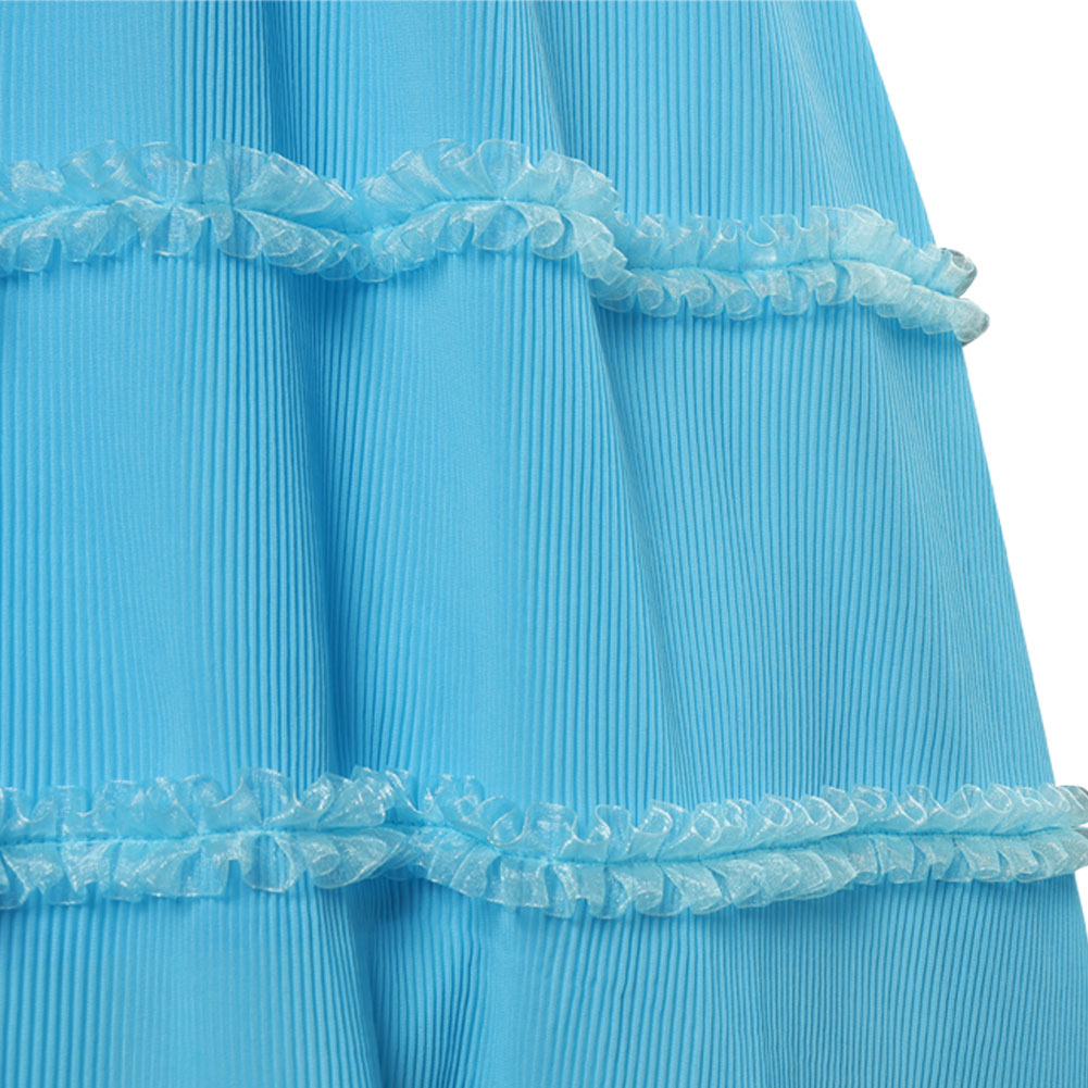 Adulte La Petite Sirène Ariel Robe Bleu Ensemble Cosplay Costume Carnaval