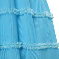 Adulte La Petite Sirène Ariel Robe Bleu Ensemble Cosplay Costume Carnaval