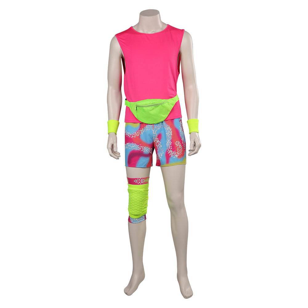 2023 Film Barbie Ken Plage Uniform Ryan Gosling Cosplay Costume Carnaval