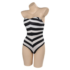 Film Barbie Femme Maillot De Bain Rayures Cosplay Costume
