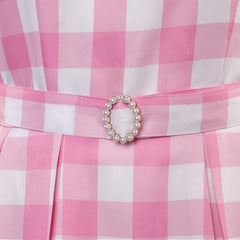 Film Barbie Femme Jupe Longue Rose Cosplay Costume