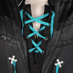 Final Fantasy XVI Cidolfus Telamon Jeu Uniform Noir Cosplay Costume