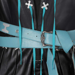 Final Fantasy XVI Cidolfus Telamon Jeu Uniform Noir Cosplay Costume