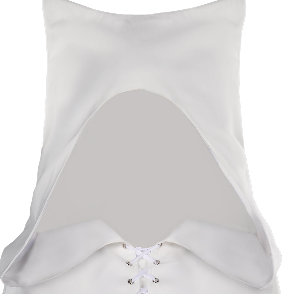 Star Wars Ahsoka Cape Blanc Femme Cosplay Costume