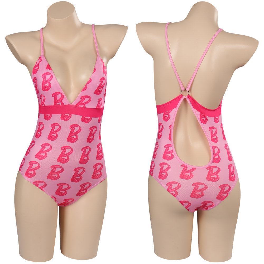 Film Barbie Maillot de Bain une Pièce Imprimé Costume Design Original