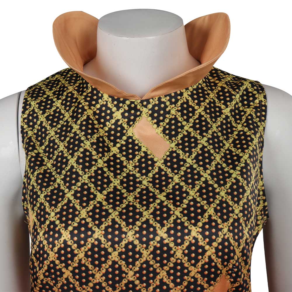 Adulte Film Elemental Ember Robe Uniforme Cosplay Costume