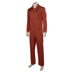 TV Black Mirror 6 Aaron Combinaison Spatiale Orange Cosplay Costume