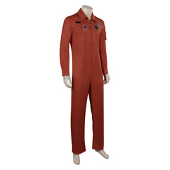 TV Black Mirror 6 Aaron Combinaison Spatiale Orange Cosplay Costume