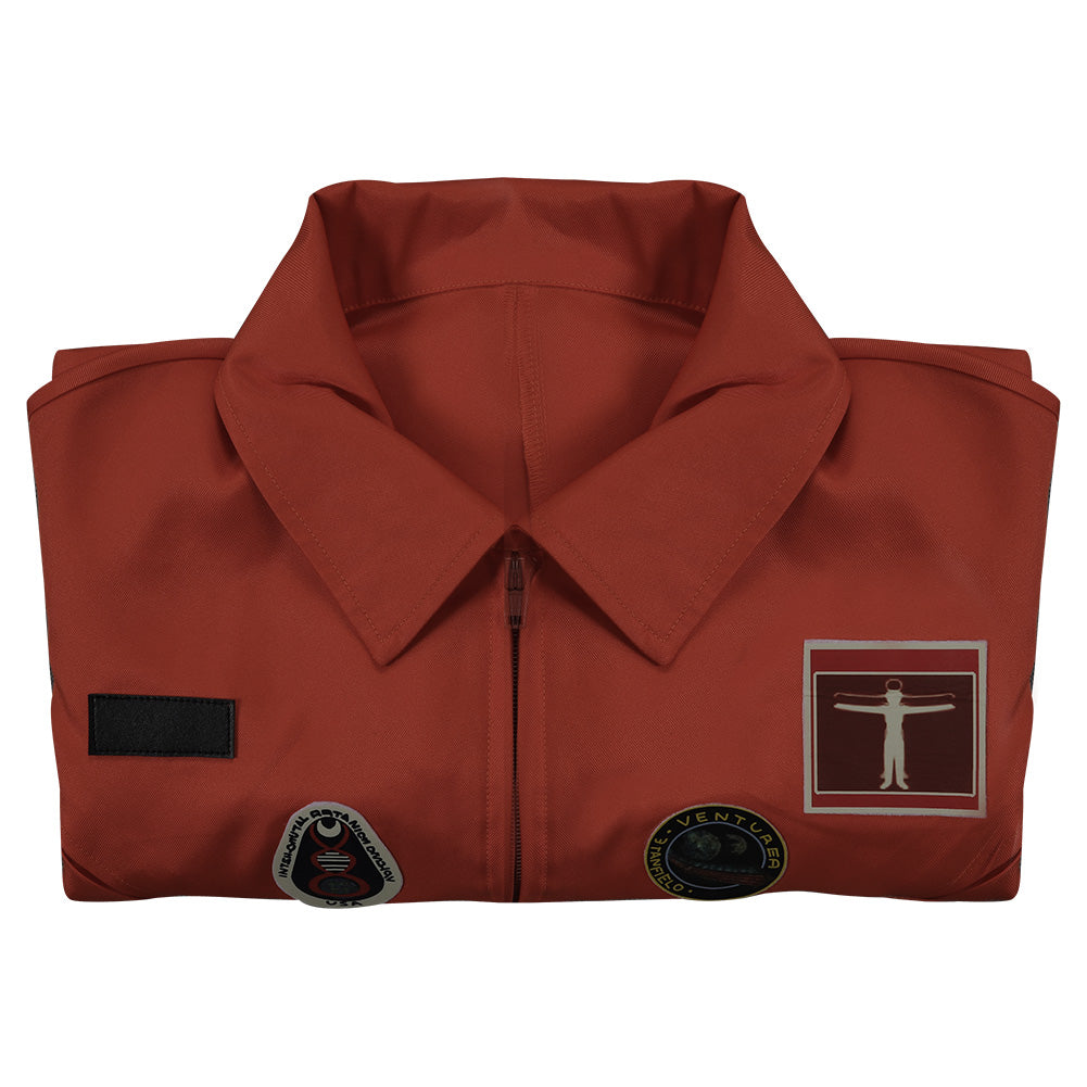 TV Black Mirror 6 Aaron Combinaison Spatiale Orange Cosplay Costume