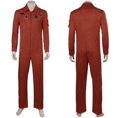 TV Black Mirror 6 Aaron Combinaison Spatiale Orange Cosplay Costume
