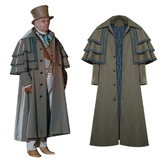 Good Omens 2 Aziraphale Uniform Cosplay Costume Halloween Carnival