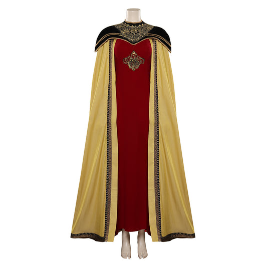 House of the Dragon Rhaenyra Targaryen Robe Manteau Vintage Cosplay Costume Médiéval
