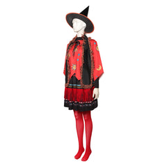 Hocus Pocus Adulte Dani Dennison Jupe Manteau Chapeau Cosplay Costume Halloween Carnival