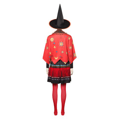 Hocus Pocus Adulte Dani Dennison Jupe Manteau Chapeau Cosplay Costume Halloween Carnival