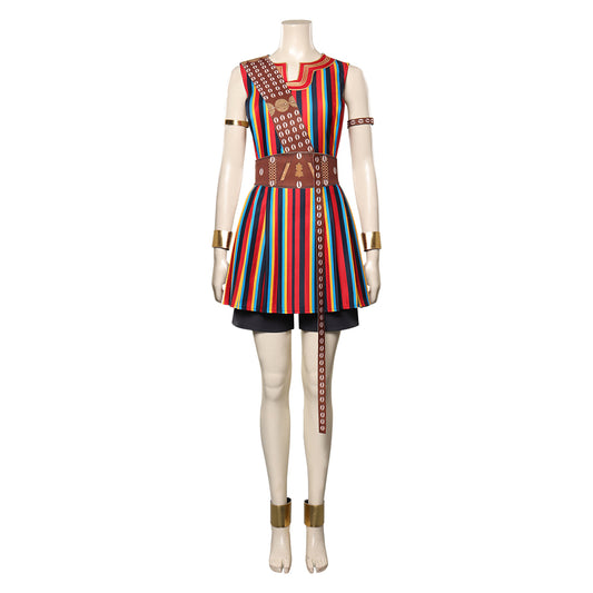 2022 The Woman King Nanisca Robe Cosplay Costume Halloween Carnival