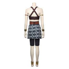 The Woman King Nanisca Veste T-Skirt Cosplay Costume Ver.A Halloween Carnival