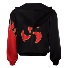 Tekken: Bloodline Kazama Jin Sweat à Capuche Noir Cosplay Costume Carnaval
