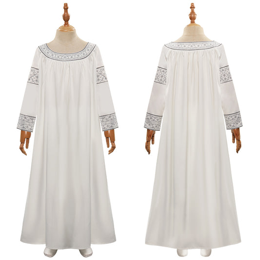 Enfant The Lord of the Rings Galadriel Robe Cosplay Costume Carnaval