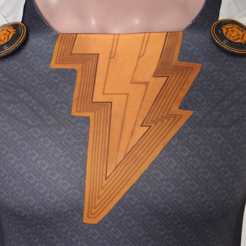 Shazam! La Rage des Dieux Eugene Choi Combinaison Cosplay Costume