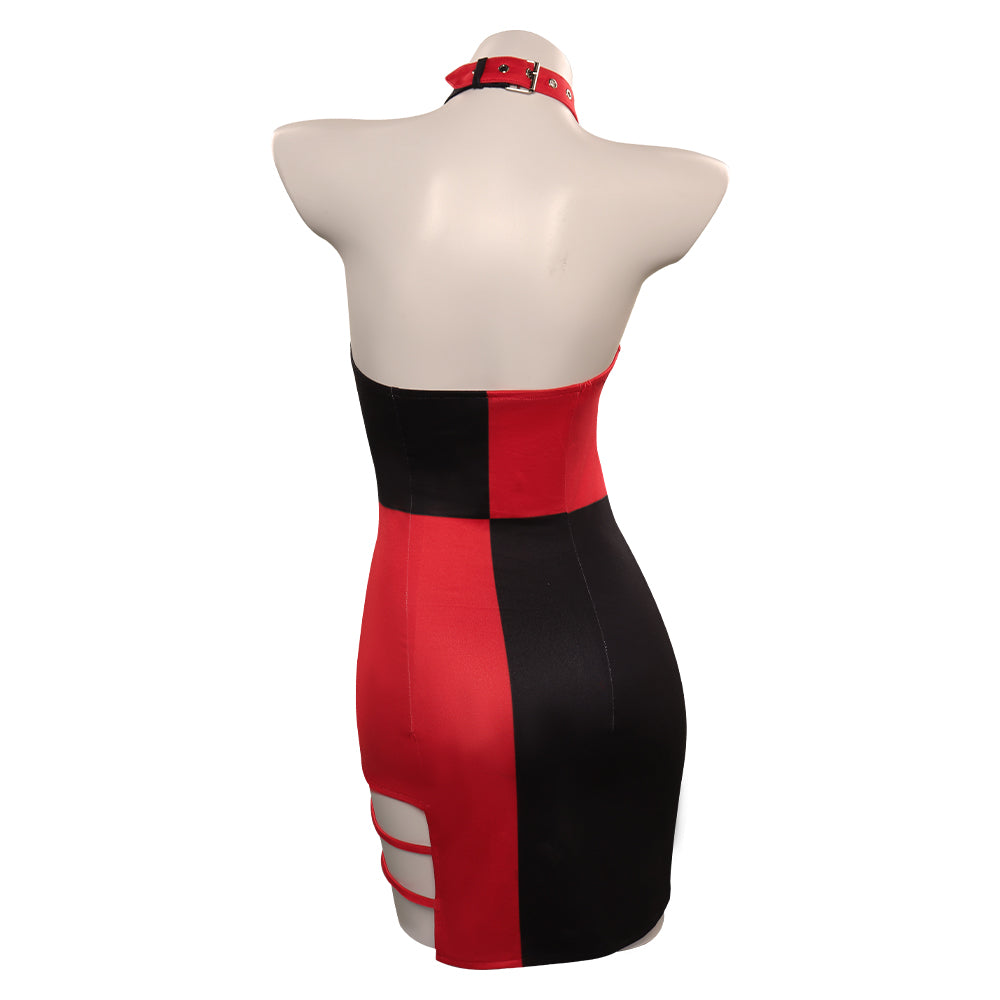 Adulte Quinzel Harley Sexy Robe Cosplay Costume